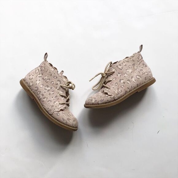 Babygap snow leopard print boots VGUC size 10 - Picture 1 of 7